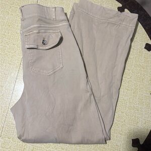 SPANX Tan Straight Leg Pants Classic Design